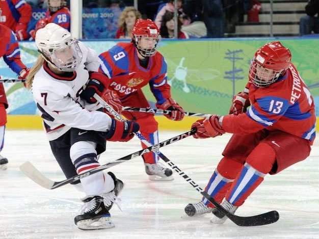 сборная Канады жен, сборная Финляндии жен, сборная США жен, сборная России жен, сборная Швеции жен